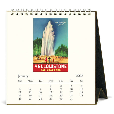National Parks Desk Calendar - US Park Pass
