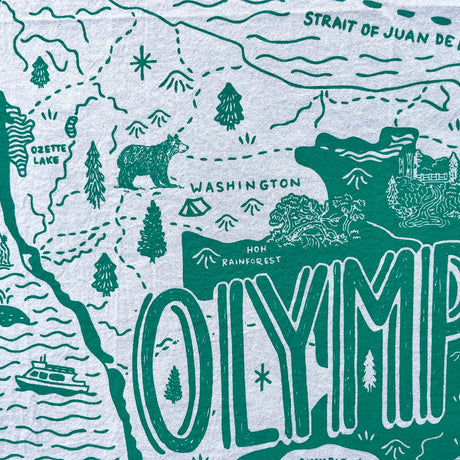 National Park Linen Tea Towels - US Park Pass