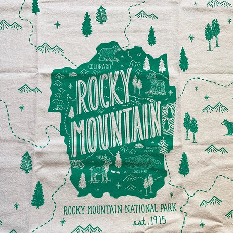 National Park Linen Tea Towels - US Park Pass
