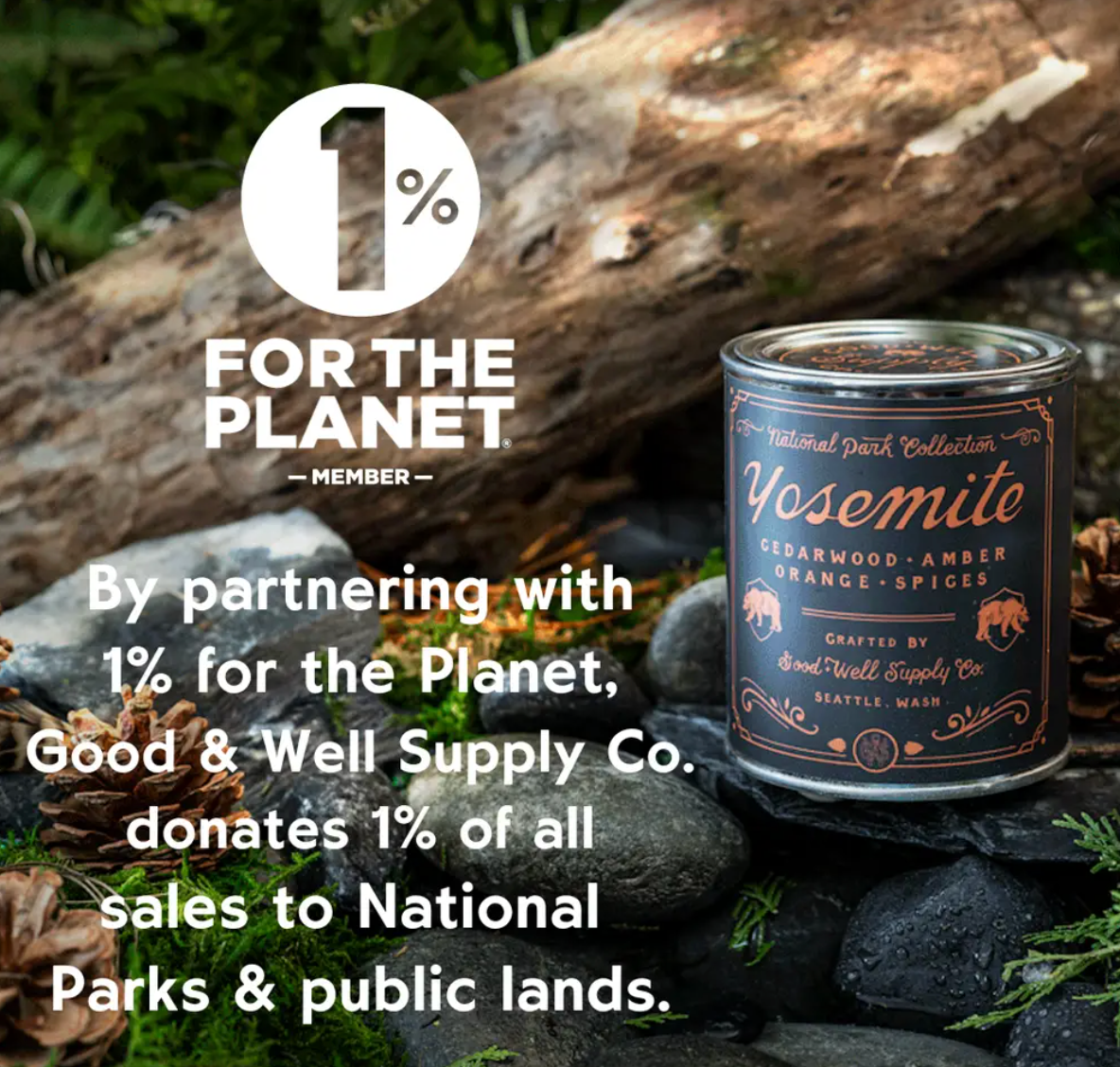 Olympic National Park Candle