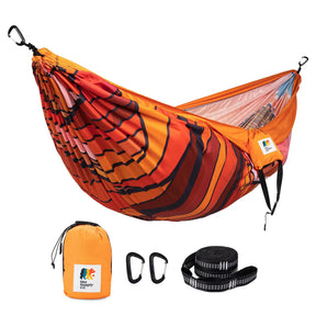 National Park Hammock, Double Hammock Comes w/ Carabi - US Park Pass