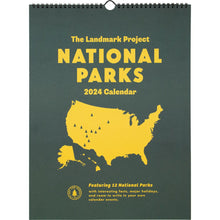 Load image into Gallery viewer, 2024 National park Calendar