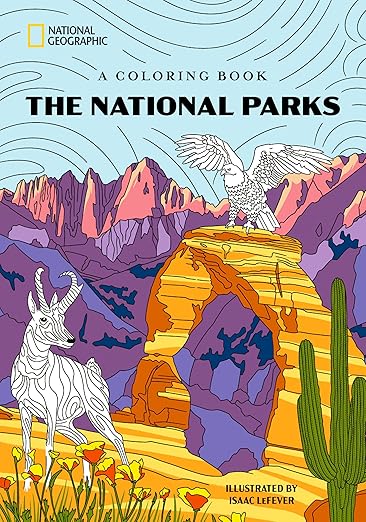 The National Parks: A Coloring Book