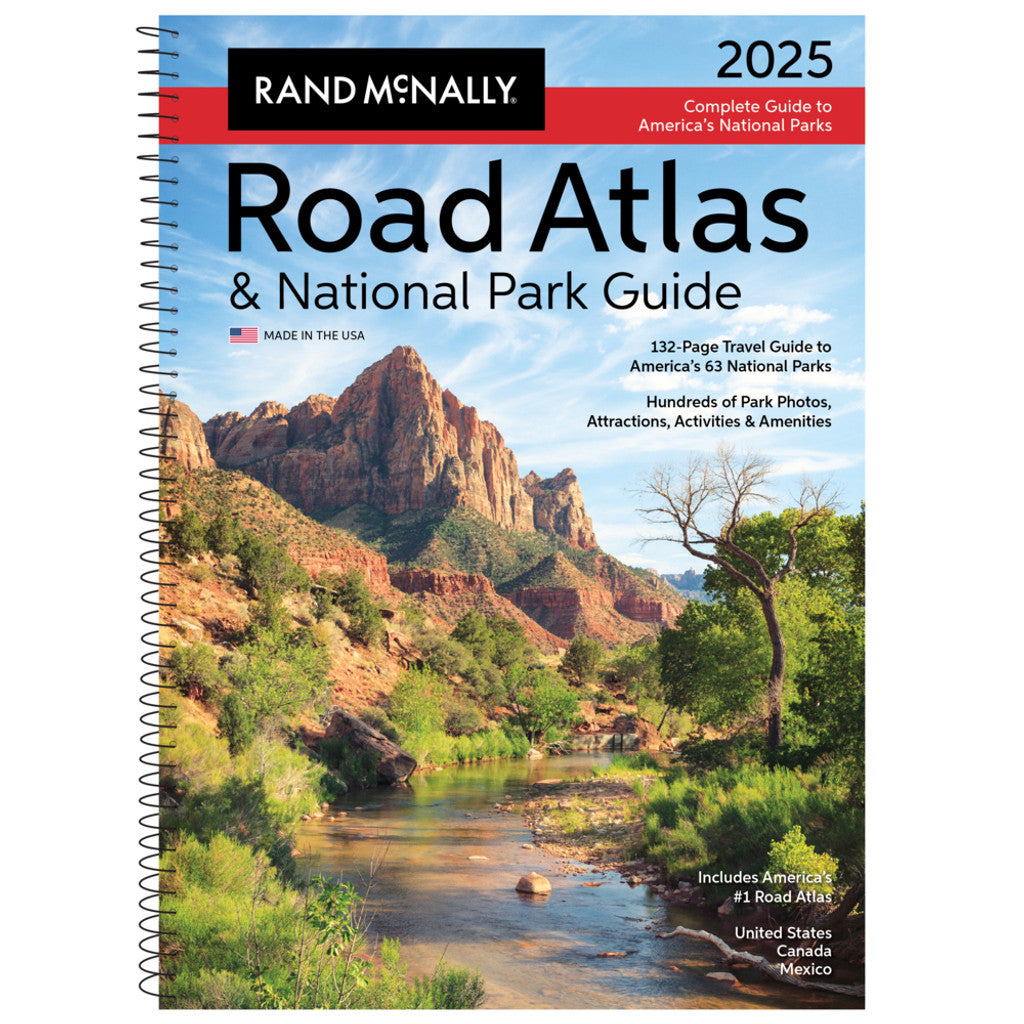 2025 Road Atlas & National Park Guide