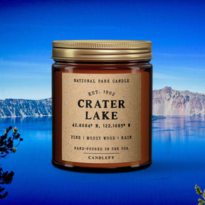 Crater Lake National Park Candle - US Park Pass