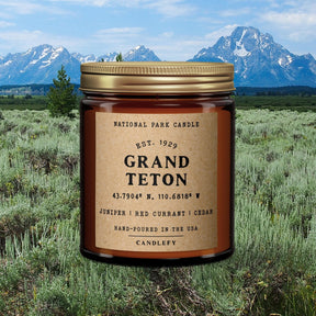 Grand Teton National Park Candle - US Park Pass