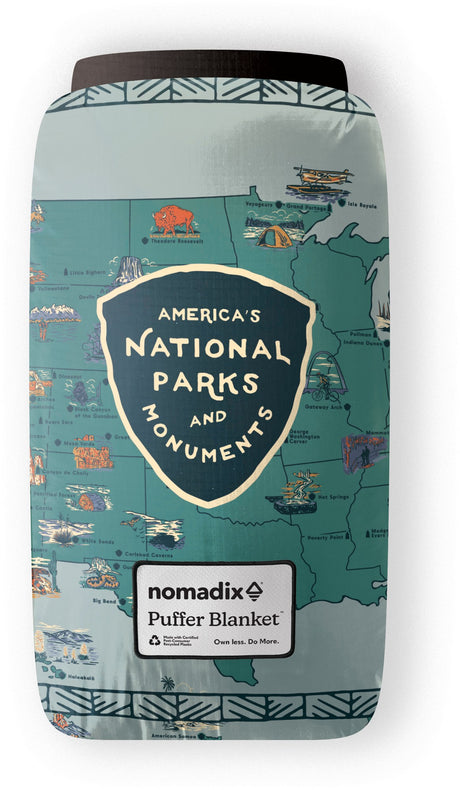 Puffer Blanket: National Park and Monuments Map - US Park Pass