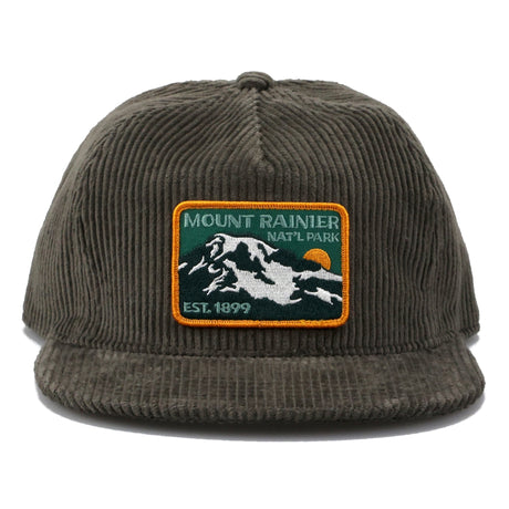 Mount Rainier National Park Est 1899 Corduroy Vintage Cap - US Park Pass