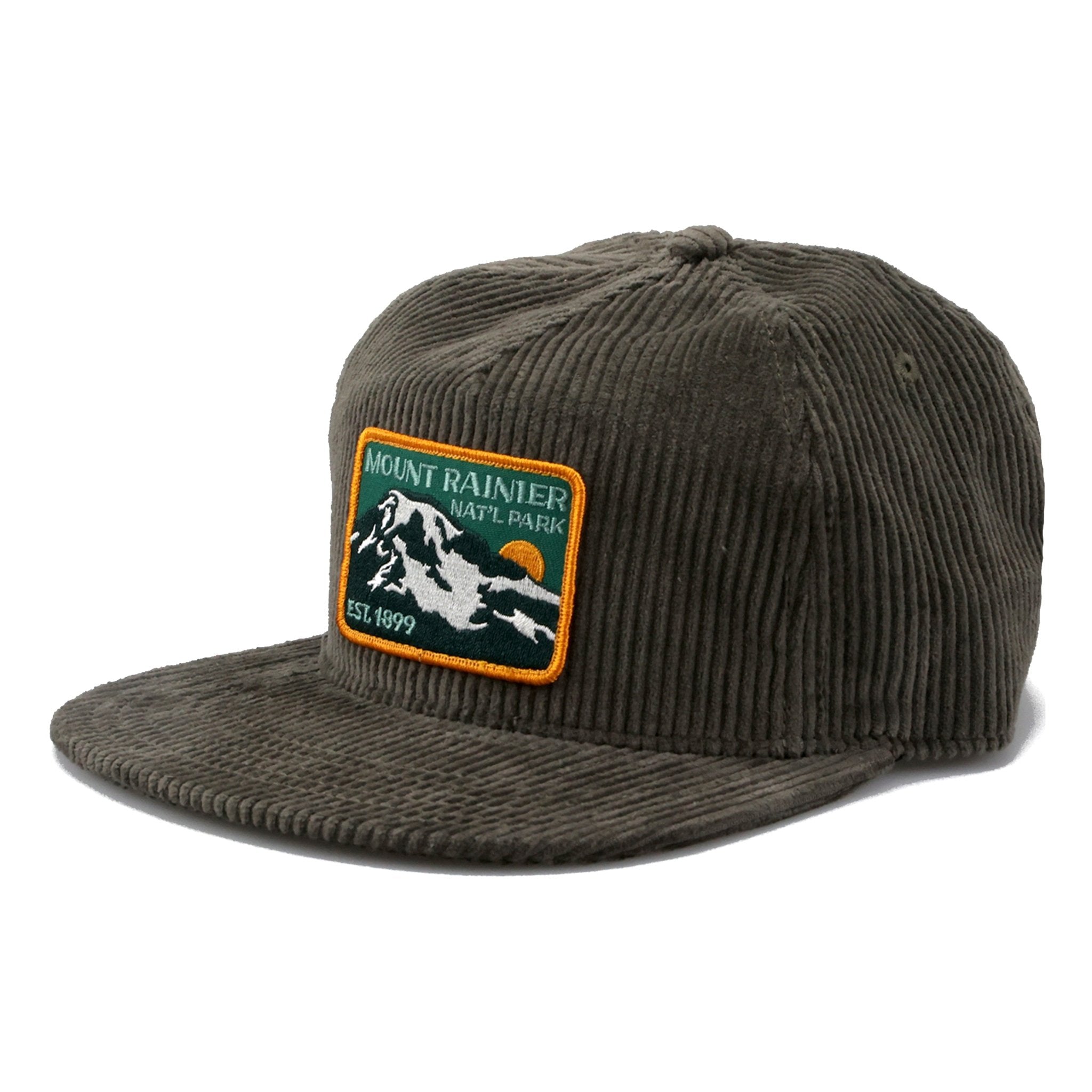 Mount Rainier National Park Est 1899 Corduroy Vintage Cap
