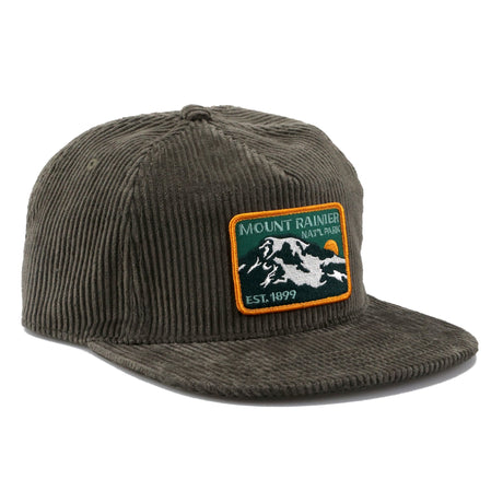 Mount Rainier National Park Est 1899 Corduroy Vintage Cap - US Park Pass