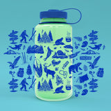 Pacific Northwest Patterns Nalgene Water Bottle