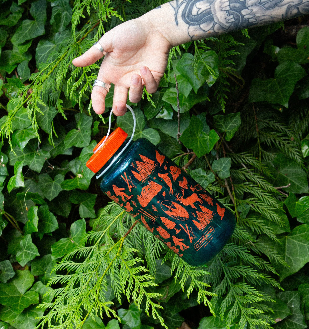 Pacific Northwest Patterns Nalgene Water Bottle