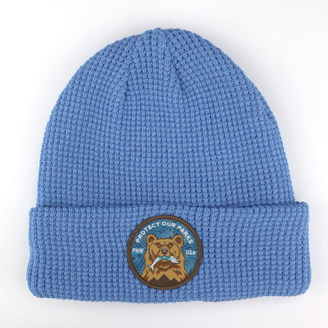 Protect Our Parks Bear Recycled Waffle Beanie - US Park Pass