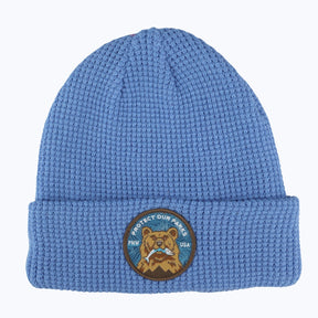 Protect Our Parks Bear Recycled Waffle Beanie - US Park Pass
