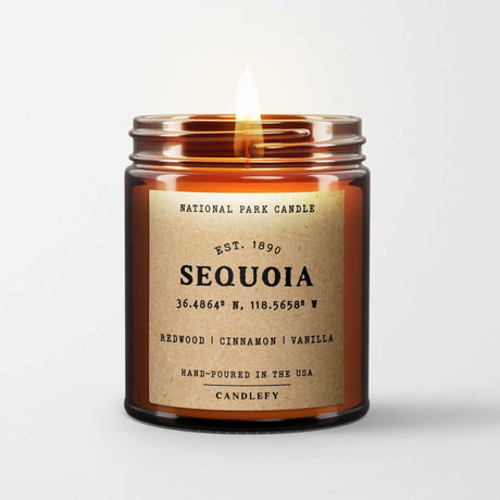 Sequoia National Park Candle - US Park Pass
