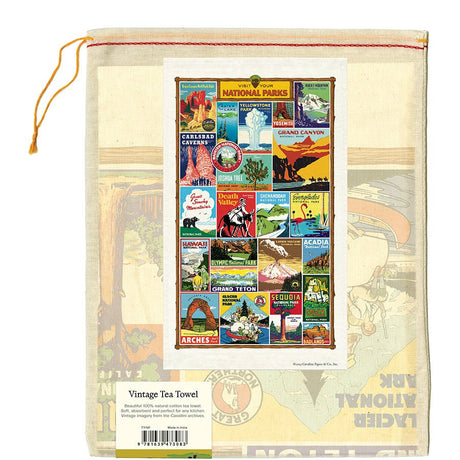 National Parks Tea Towel - US Park Pass