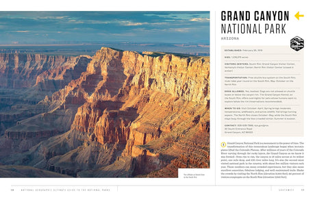 National Geographic Ultimate Guide to the National Parks A Complete Tour of All 63 U.S. Parks - US Park Pass
