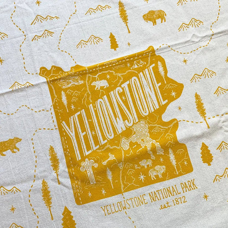 National Park Linen Tea Towels - US Park Pass