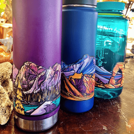 SAWTOOTHS Infinity Sticker - US Park Pass