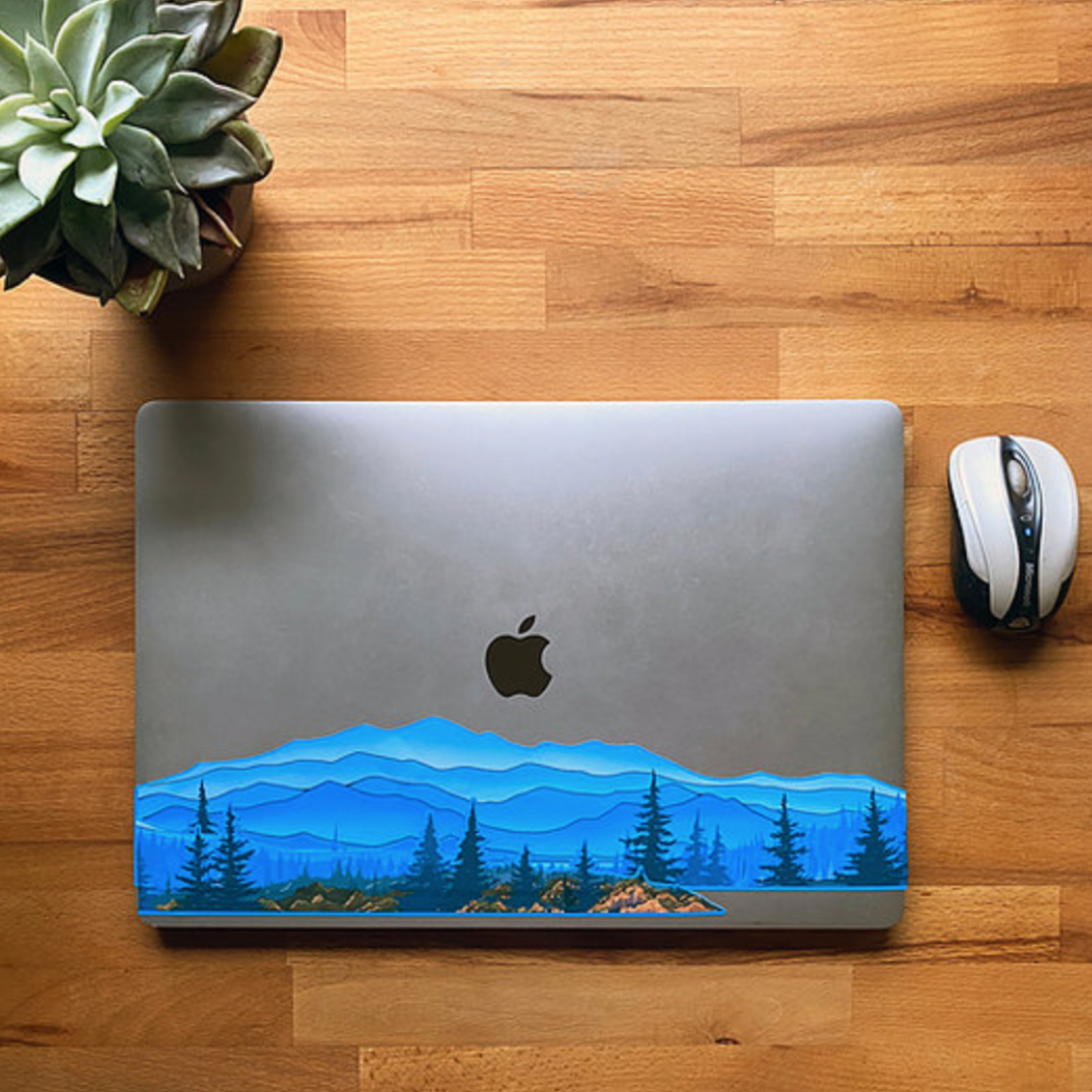 Mountains Macbook Sticker