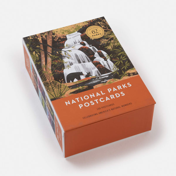 National Parks Postcards: 100 Illustrations of all 62 National