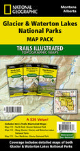 Load image into Gallery viewer, Glacier and Waterton Lakes National Parks [Map Pack Bundle
