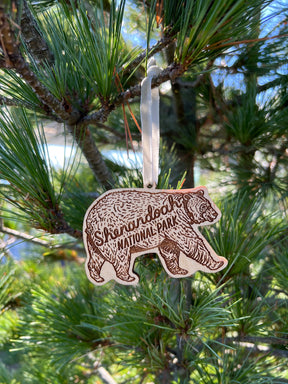 Shenandoah Black Bear Ornament - US Park Pass