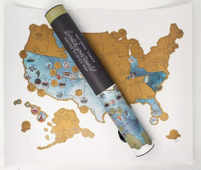 National Parks "Scratch Your Travels" Map - All 63 Parks - US Park Pass