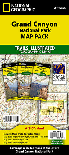 Grand Canyon National Park [Map Pack Bundle]
