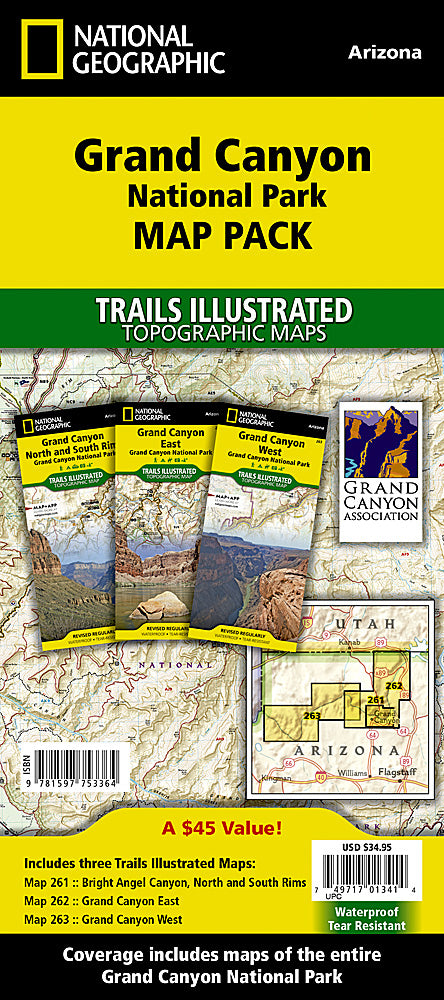 National　Park　–　Pack　Bundle]　Grand　US　Canyon　Park　[Map　Pass