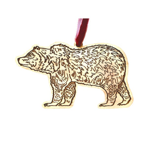 Grizzly Bear Ornament