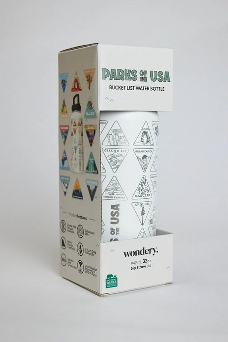 Water Bottle: Parks of the USA Bucket List - US Park Pass