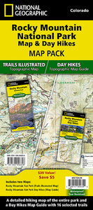 Rocky Mountain Day Hikes & National Park Map [Map Pack Bundle]