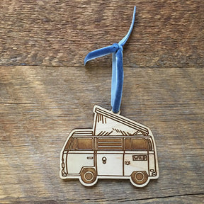 Camper Van Ornament - US Park Pass