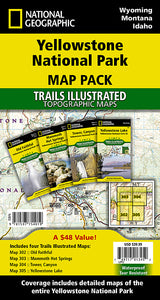 Yellowstone National Park [Map Pack Bundle]