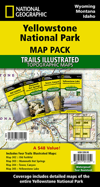 Washington National Parks Map Pack Bundle – US Park Pass