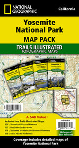 Yosemite National Park [Map Pack Bundle]